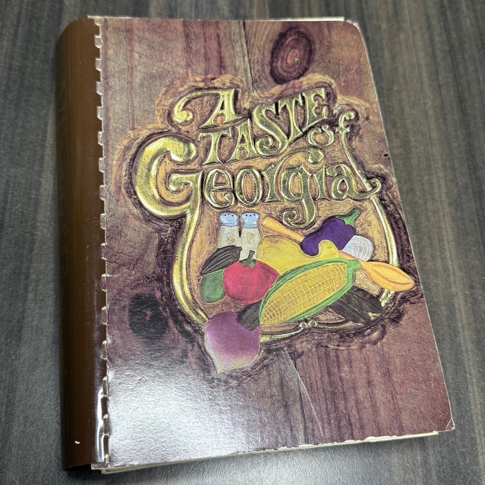 A Taste of Georgia Cookbook Recipes Southern Food Vintage Collectible